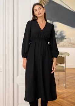 Robe Elisa -Élégance Soldes Motus Boutique Robe Elisa Noir 10