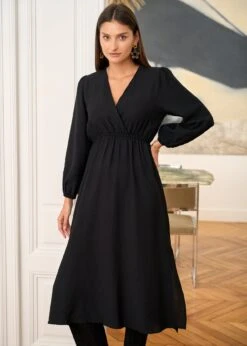 Robe Elisa -Élégance Soldes Motus Boutique Robe Elisa Noir 3