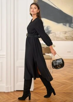 Robe Elisa -Élégance Soldes Motus Boutique Robe Elisa Noir 5