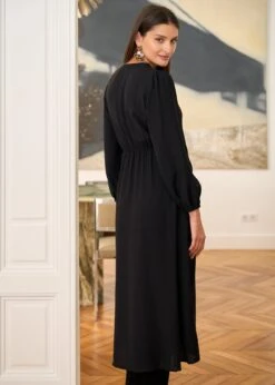 Robe Elisa -Élégance Soldes Motus Boutique Robe Elisa Noir 7