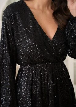Robe Elise -Élégance Soldes Motus Boutique Robe Elise Noir 4