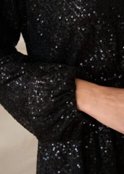 Robe Elise -Élégance Soldes Motus Boutique Robe Elise Noir 6