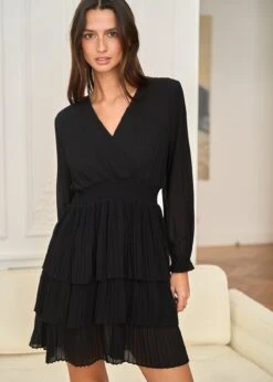 Robe Eva -Élégance Soldes Motus Boutique Robe Eva Noir 10