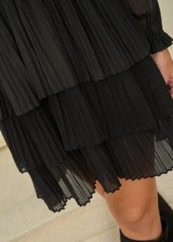 Robe Eva -Élégance Soldes Motus Boutique Robe Eva Noir 4