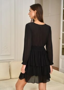 Robe Eva -Élégance Soldes Motus Boutique Robe Eva Noir 6