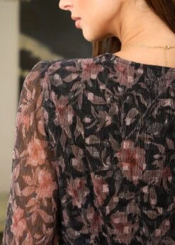 Robe Louane -Élégance Soldes Motus Boutique Robe Louane Fond Noir 7