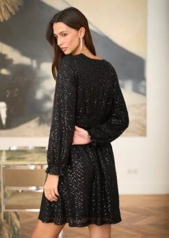 Robe Maé -Élégance Soldes Motus Boutique Robe Mae Noir 5