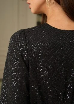 Robe Maé -Élégance Soldes Motus Boutique Robe Mae Noir 6