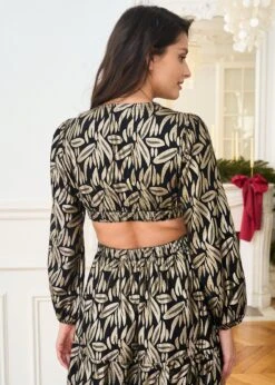 Robe Manon -Élégance Soldes Motus Boutique Robe Manon Noir 7