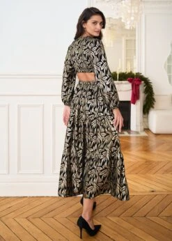 Robe Manon -Élégance Soldes Motus Boutique Robe Manon Noir 9