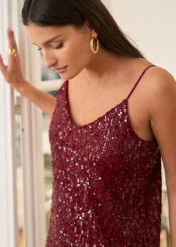 Robe Noémie -Élégance Soldes Motus Boutique Robe Noemie Bordeaux 3