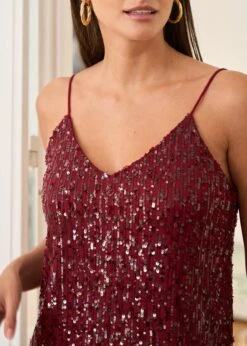 Robe Noémie -Élégance Soldes Motus Boutique Robe Noemie Bordeaux 6