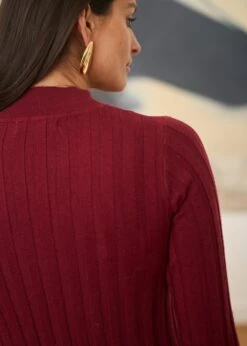 Robe Otto -Élégance Soldes Motus Boutique Robe Otto Bordeaux 6