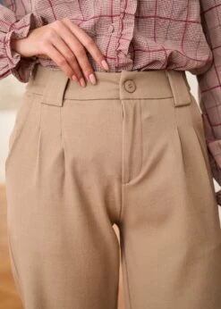 Pantalon Ivano -Élégance Soldes Motus Boutique Robe Pantalon Ivano Camel 3