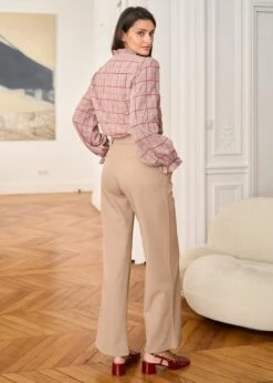 Pantalon Ivano -Élégance Soldes Motus Boutique Robe Pantalon Ivano Camel 5