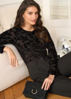 Top Clara -Élégance Soldes Motus Boutique Top Clara Noir 10
