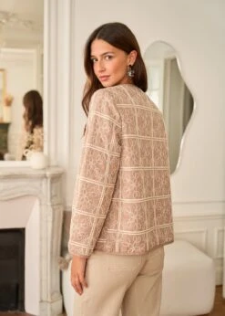 Veste Aiko -Élégance Soldes Motus Boutique Veste Aiko Taupe 5