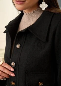 Veste Louisa -Élégance Soldes Motus Boutique Veste Louisa Noir 5