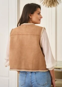 Veste Lyra -Élégance Soldes Motus Boutique Veste Lyra Camel 6