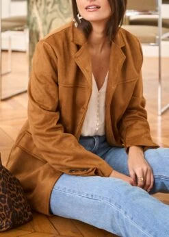 Veste Nina -Élégance Soldes Motus Boutique Veste Nina Camel 1