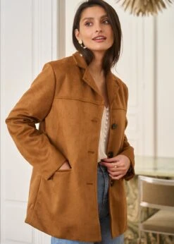 Veste Nina -Élégance Soldes Motus Boutique Veste Nina Camel 10