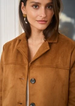 Veste Nina -Élégance Soldes Motus Boutique Veste Nina Camel 4