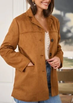 Veste Nina -Élégance Soldes Motus Boutique Veste Nina Camel 9