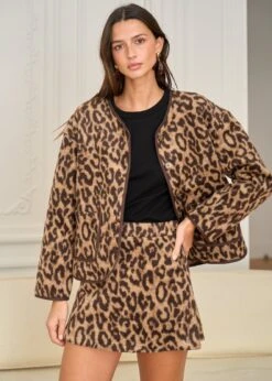 Veste Noa -Élégance Soldes Motus Boutique Veste Noa Leopard 1