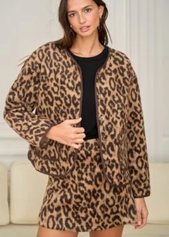 Veste Noa -Élégance Soldes Motus Boutique Veste Noa Leopard 9