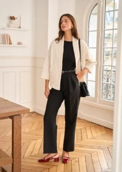 Veste Nyma -Élégance Soldes Motus Boutique Veste Nyma Ivoire 2