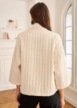 Veste Nyma -Élégance Soldes Motus Boutique Veste Nyma Ivoire 5