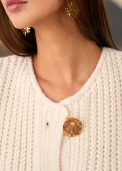 Gilet Lola -Élégance Soldes Motus Boutique WTC Gilet Lola Ecru 8