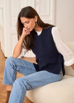 Pull Marina -Élégance Soldes Motus Boutique WTC Pull Marina Marine8