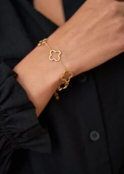 Bracelet Manille -Élégance Soldes motus boutique boucles manille dore 4