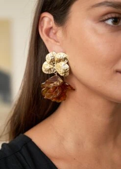 Boucles D'oreilles Violette