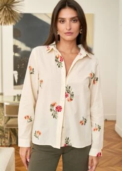 Chemise Doria -Élégance Soldes motus boutique chemise doria beige 10