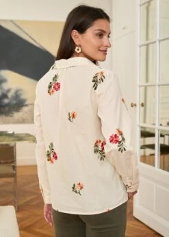 Chemise Doria -Élégance Soldes motus boutique chemise doria beige 7