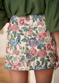 Jupe Lio -Élégance Soldes motus boutique jupe lio fleuri 5