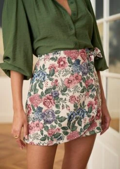 Jupe Lio -Élégance Soldes motus boutique jupe lio fleuri 8