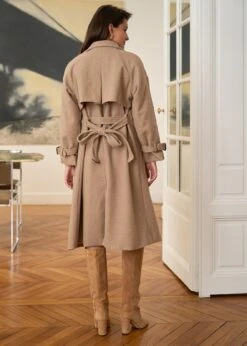 Manteau Isia -Élégance Soldes motus boutique manteau isia taupe 7