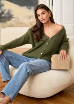 Pull Bohème -Élégance Soldes motus boutique pull boheme kaki 10