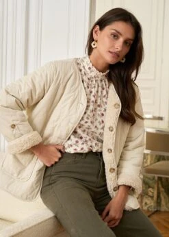 Veste Elsa -Élégance Soldes motus boutique veste elsa beige 10