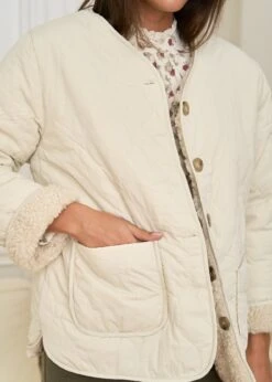 Veste Elsa -Élégance Soldes motus boutique veste elsa beige 8