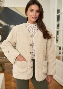 Veste Elsa -Élégance Soldes motus boutique veste elsa beige 9