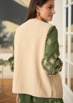 Veste Swan -Élégance Soldes motus boutique veste swan beige 6