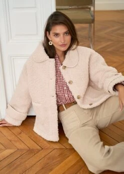 Blouse Manel -Élégance Soldes motusboutique blouse manel vichyrouille ecru 8