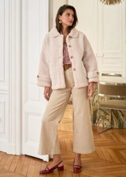 Manteau Lison -Élégance Soldes motusboutique manteau lison beige 3