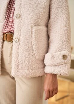 Manteau Lison -Élégance Soldes motusboutique manteau lison beige 6