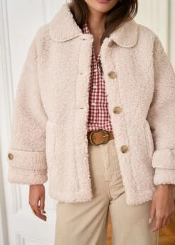 Manteau Lison -Élégance Soldes motusboutique manteau lison beige 8