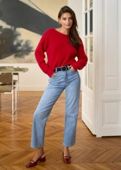 Pull Gabriel -Élégance Soldes motusboutique pull gabriel rouge 6